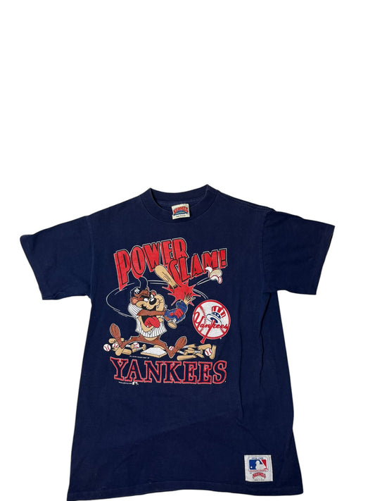 Vintage 1993 Tasmanian Devil New York Yankees tee YOUTH large