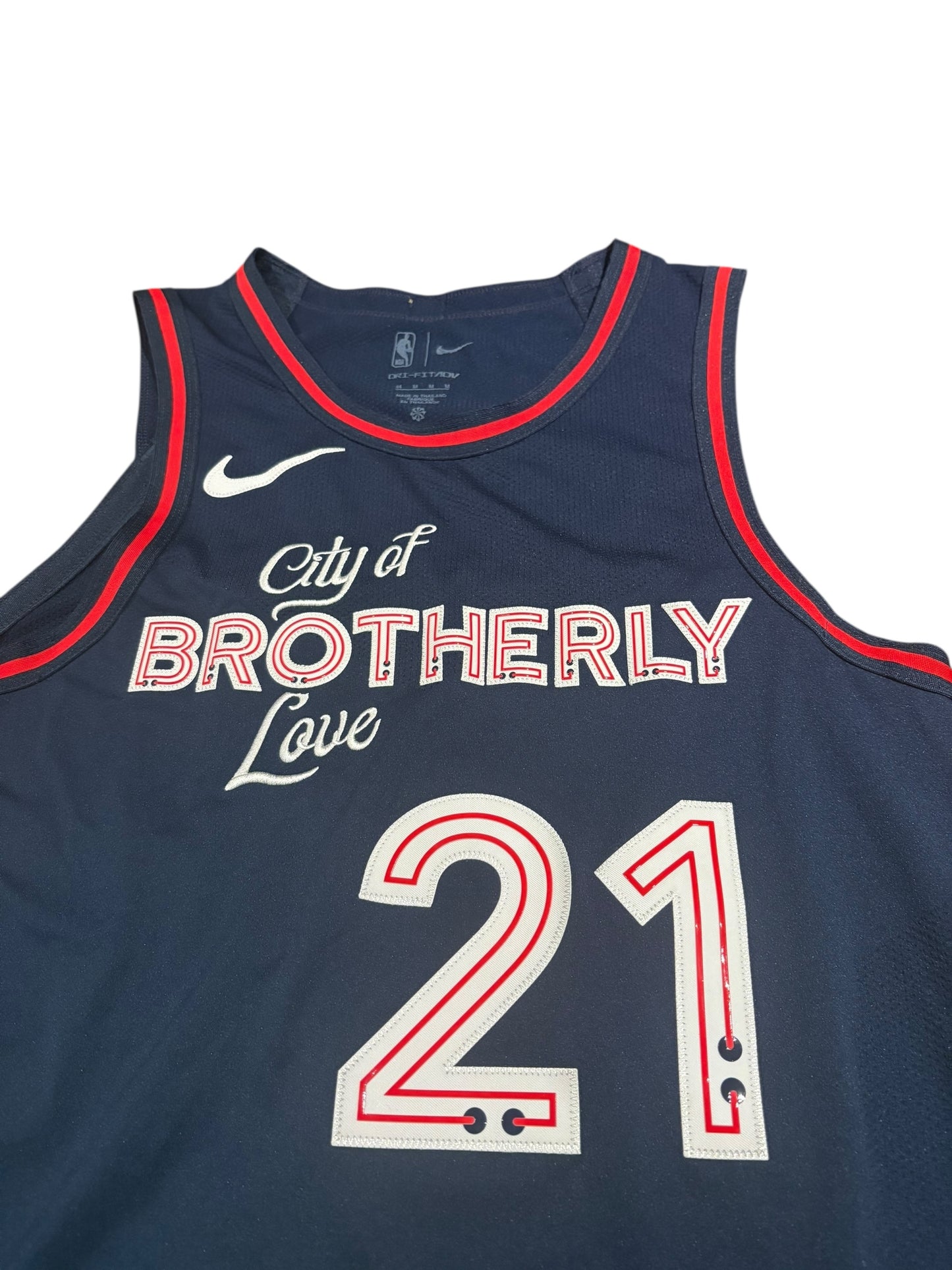 Philadelphia 76ers Joel embiid city edition jersey size medium