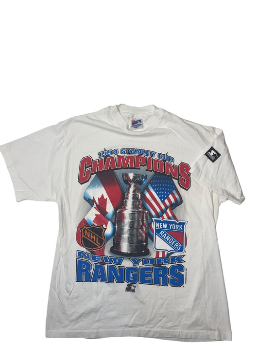 Vintage 1994 New York Rangers Stanley Cup championship t shirt