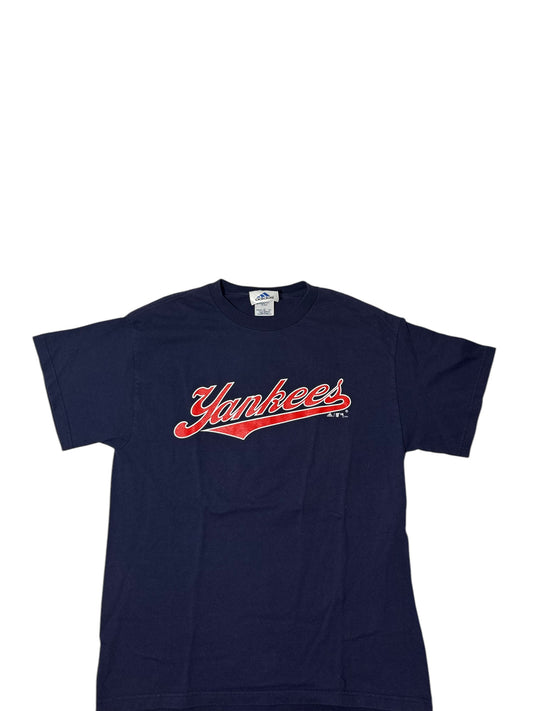 2004 Y2K Adidas New York Yankees tee