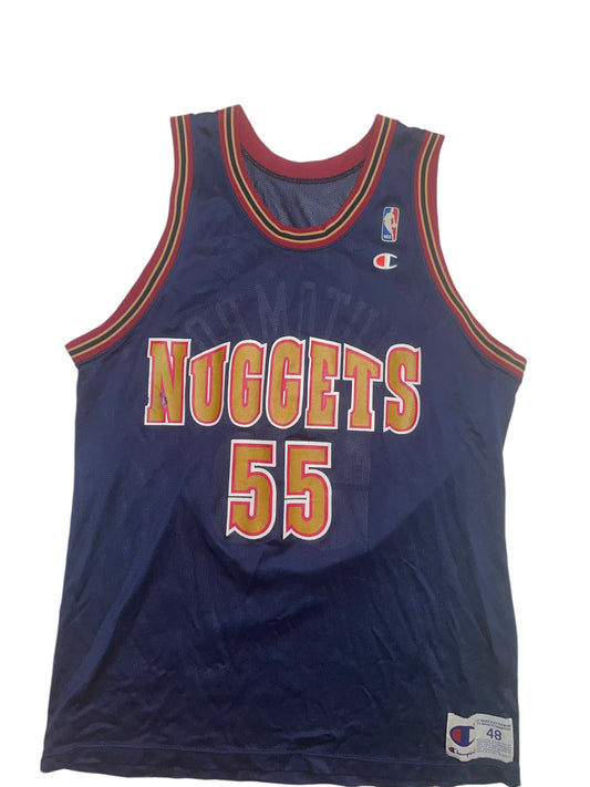Vintage Dike Mutombo Denver Nuggets Jersey size XL