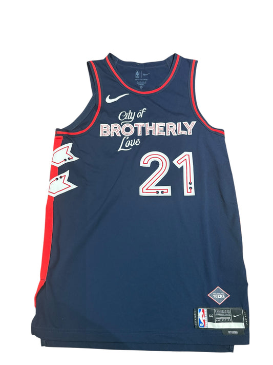 Philadelphia 76ers Joel embiid city edition jersey size medium