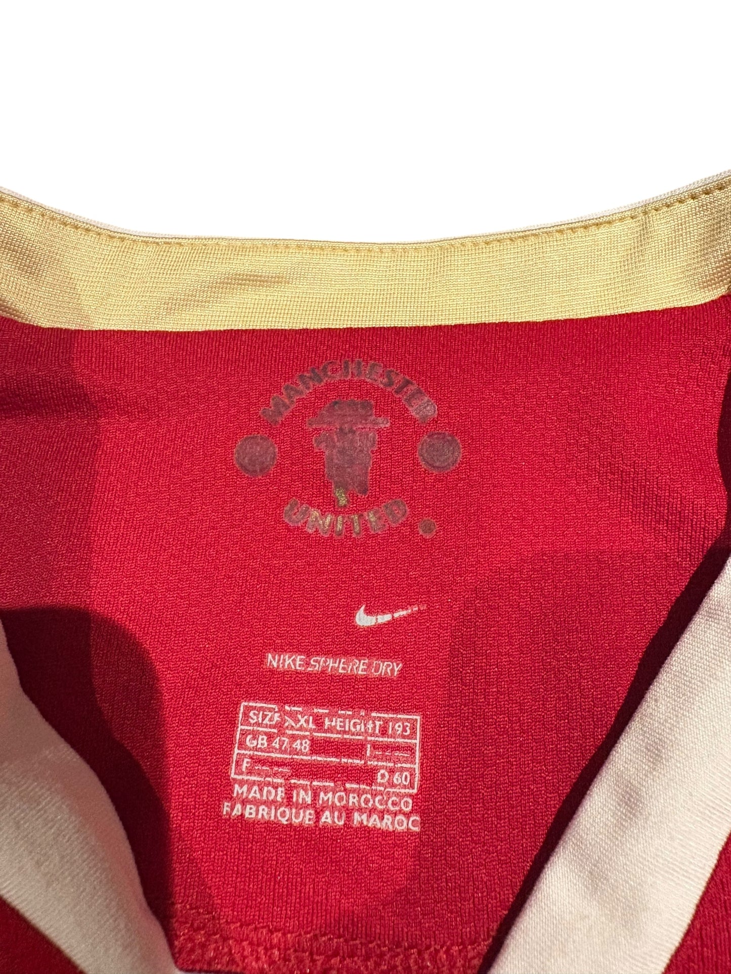 2004 Manchester United Wayne Rooney jersey size XXL