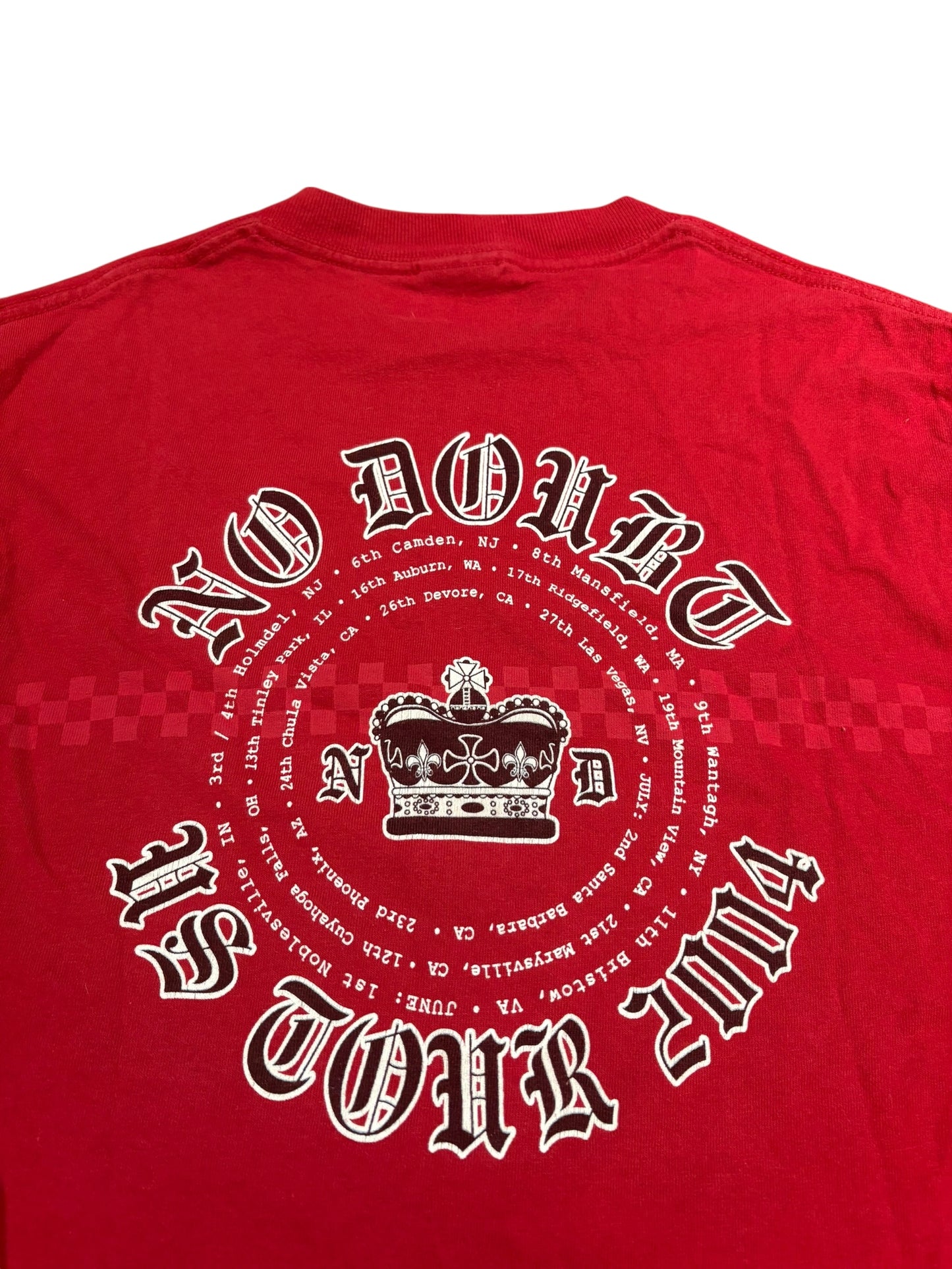 Vintage 2004 no doubt US tour shirt