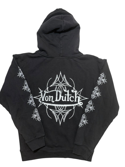 New without tags von Dutch distressed oversized hoodie