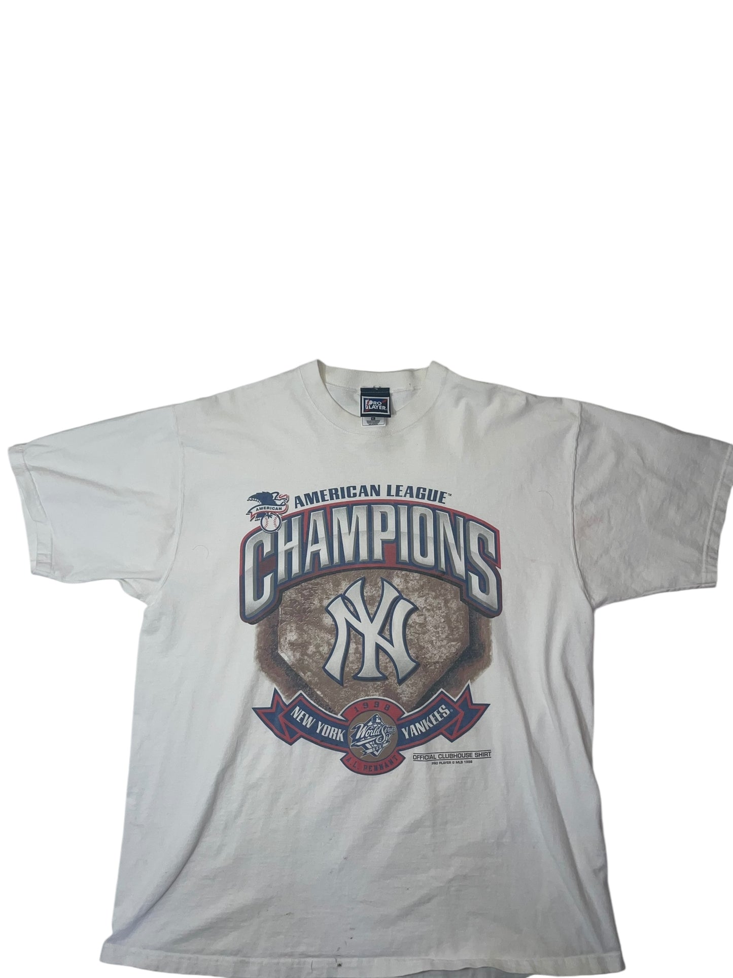 Vintage 1998 New York Yankees AL pennant T shirt