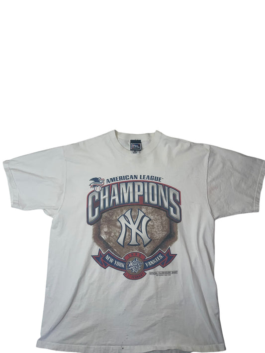 Vintage 1998 New York Yankees AL pennant T shirt