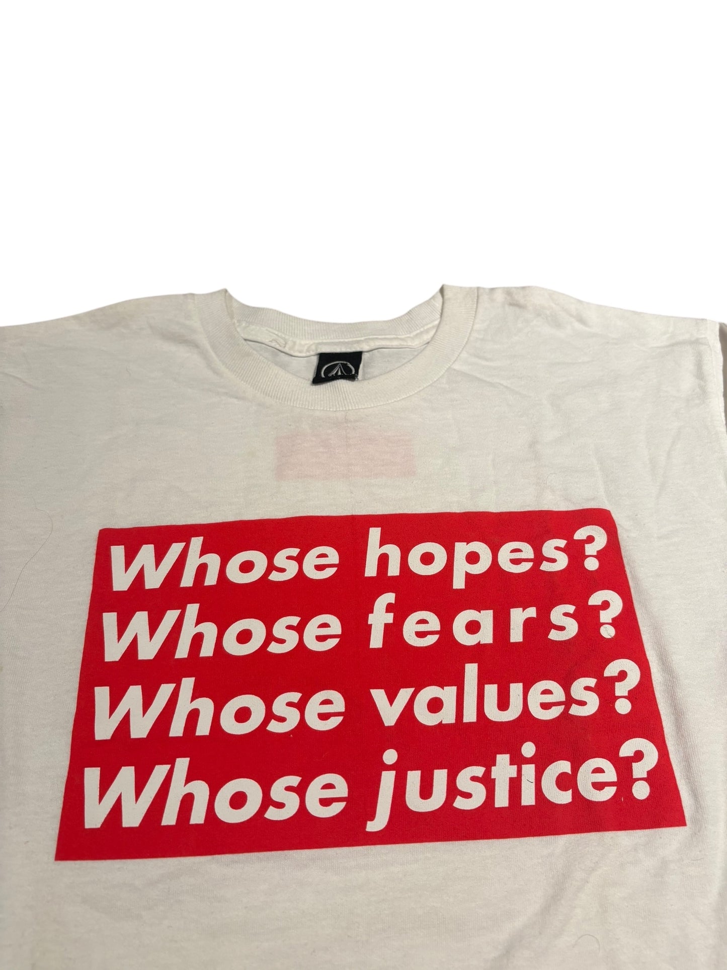 Barbara Kruger Volcom Performa 17 Biennial Red Box Logo T-Shirt