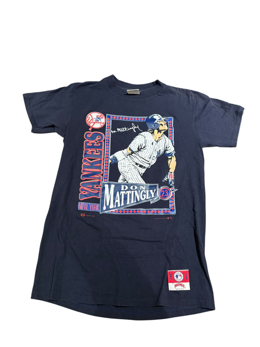 Vintage Don mattingly New York Yankees player tee size large