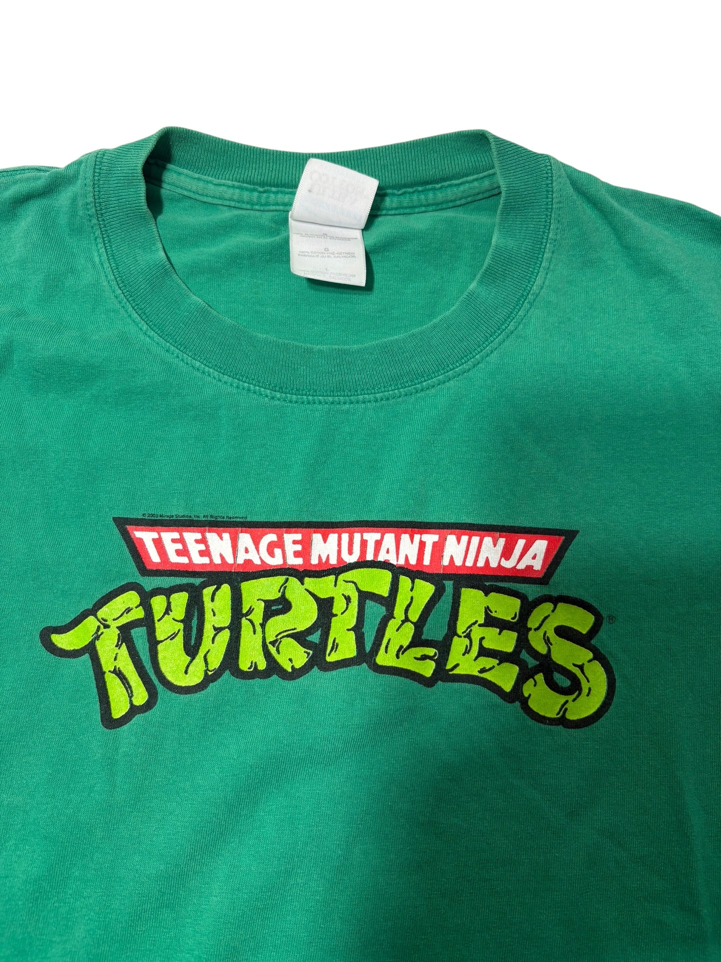 Vintage 2003 Teenage Mutant Ninja turtles promo tee