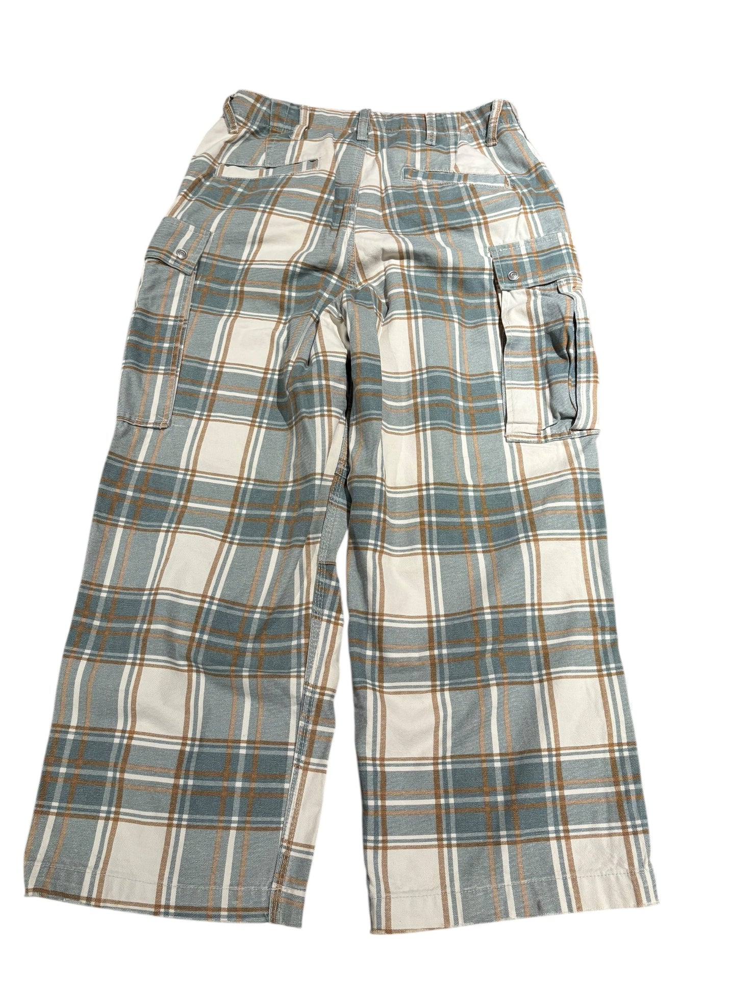 Zara x rhude plaid cargo pants