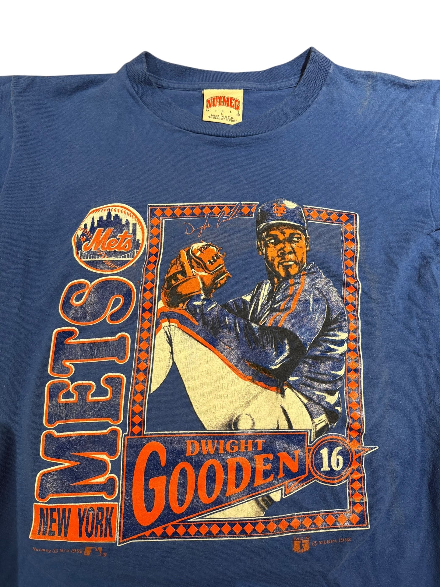 Vintage Dwight Gooden Player tee size Medium