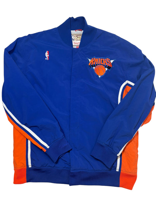 Mitchell and ness New York Knicks Warm up jacket size XL