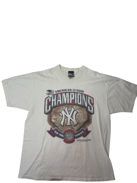 Vintage New York Yankees 1998 American League champions t shirt