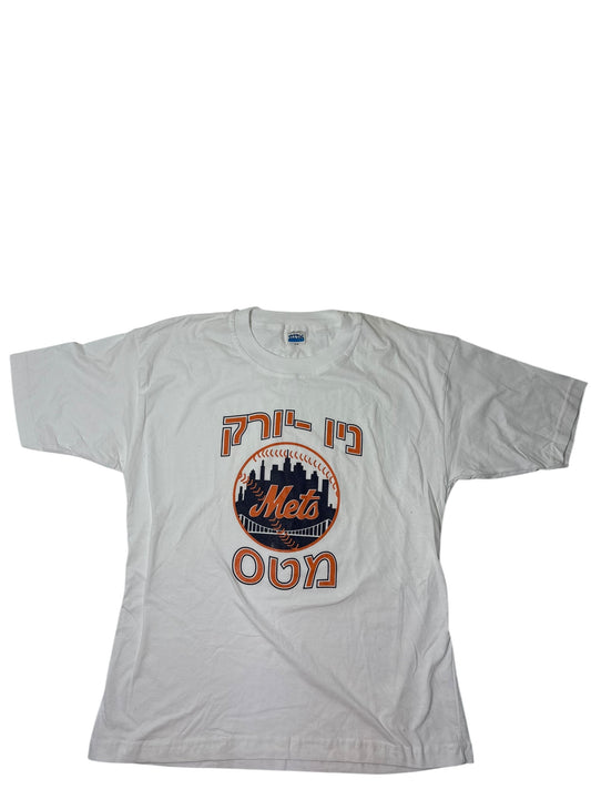 Vintage NY Mets Hebrew tee size medium