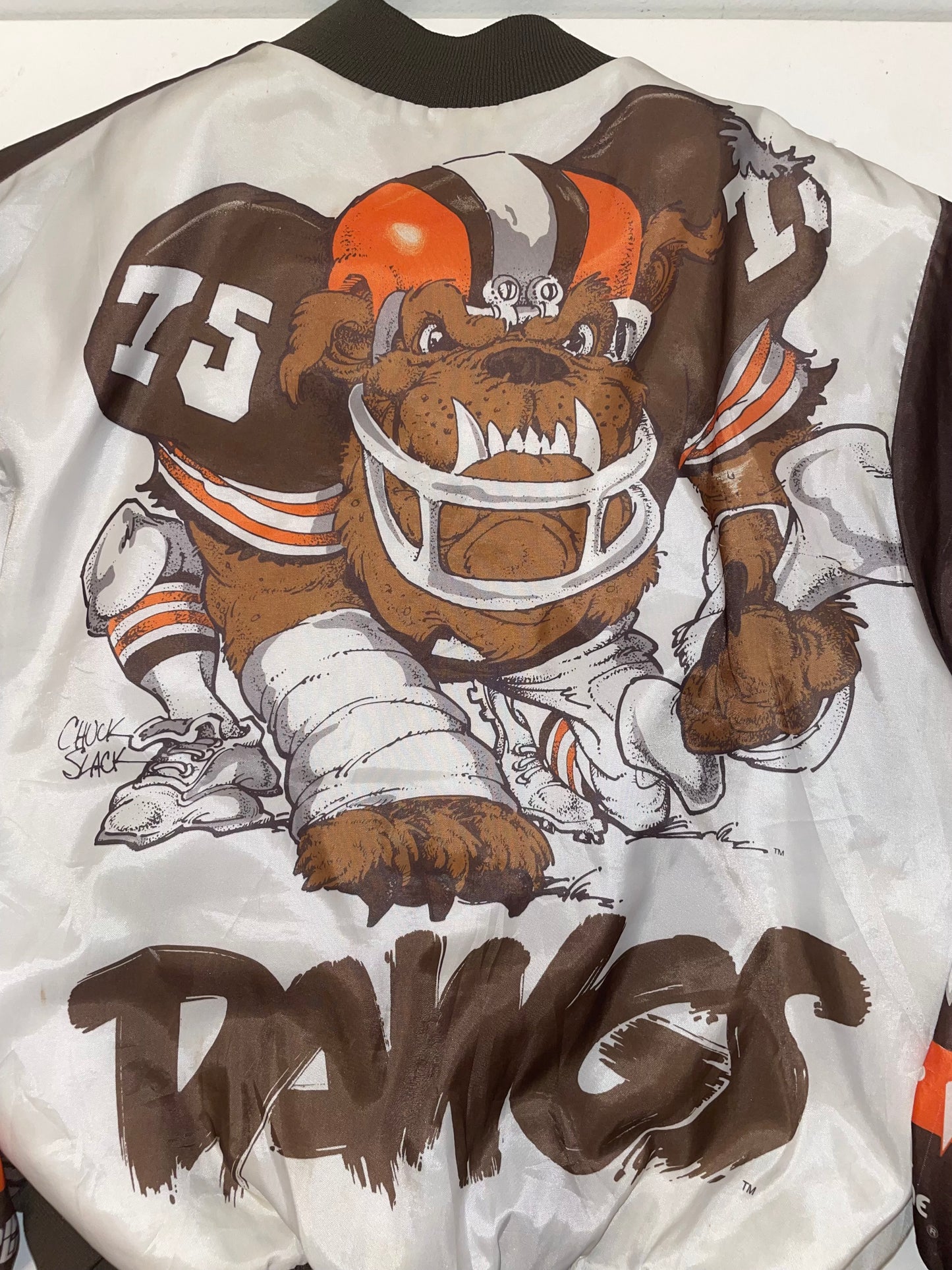 Vintage Cleveland Browns Chalkline Fanimation Bomber Jacket