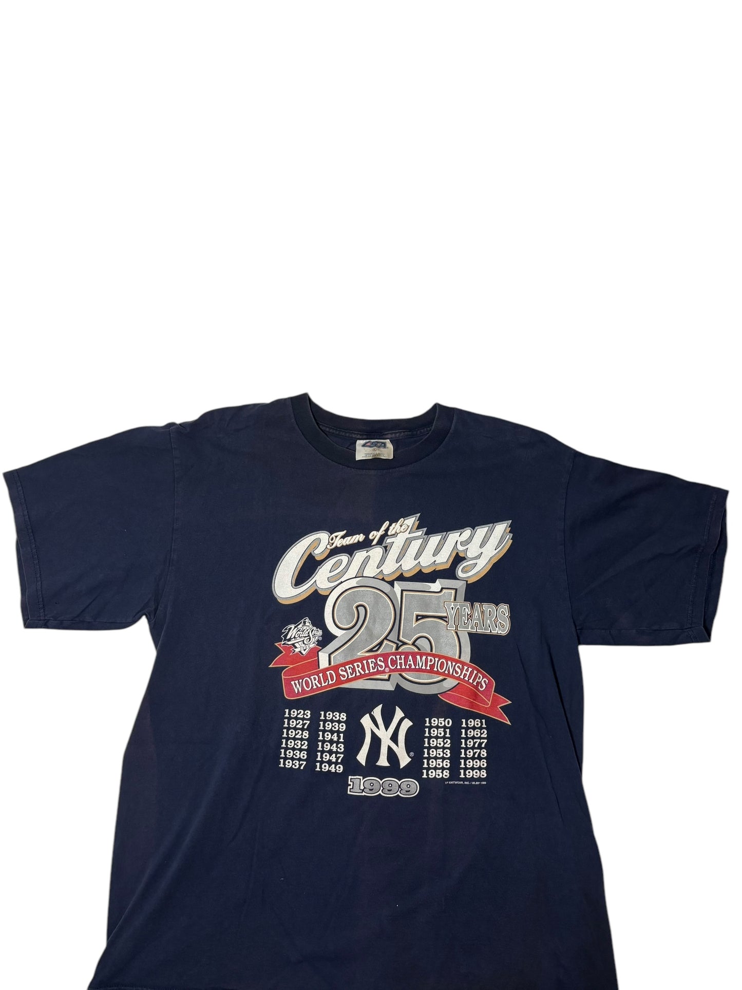 Vintage New York Yankees team of the century tee size XL