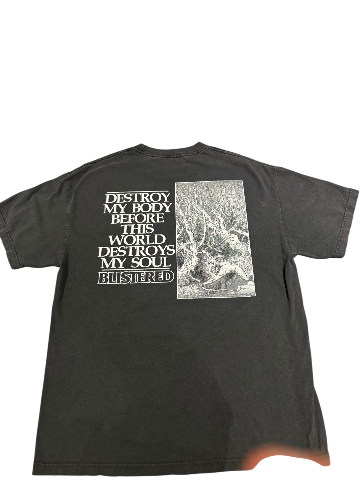 Blistered destroy my body tee