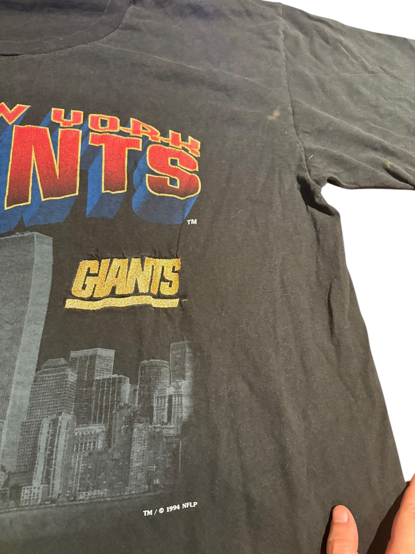 Vintage 1994 Twin towers New York Giants t shirt
