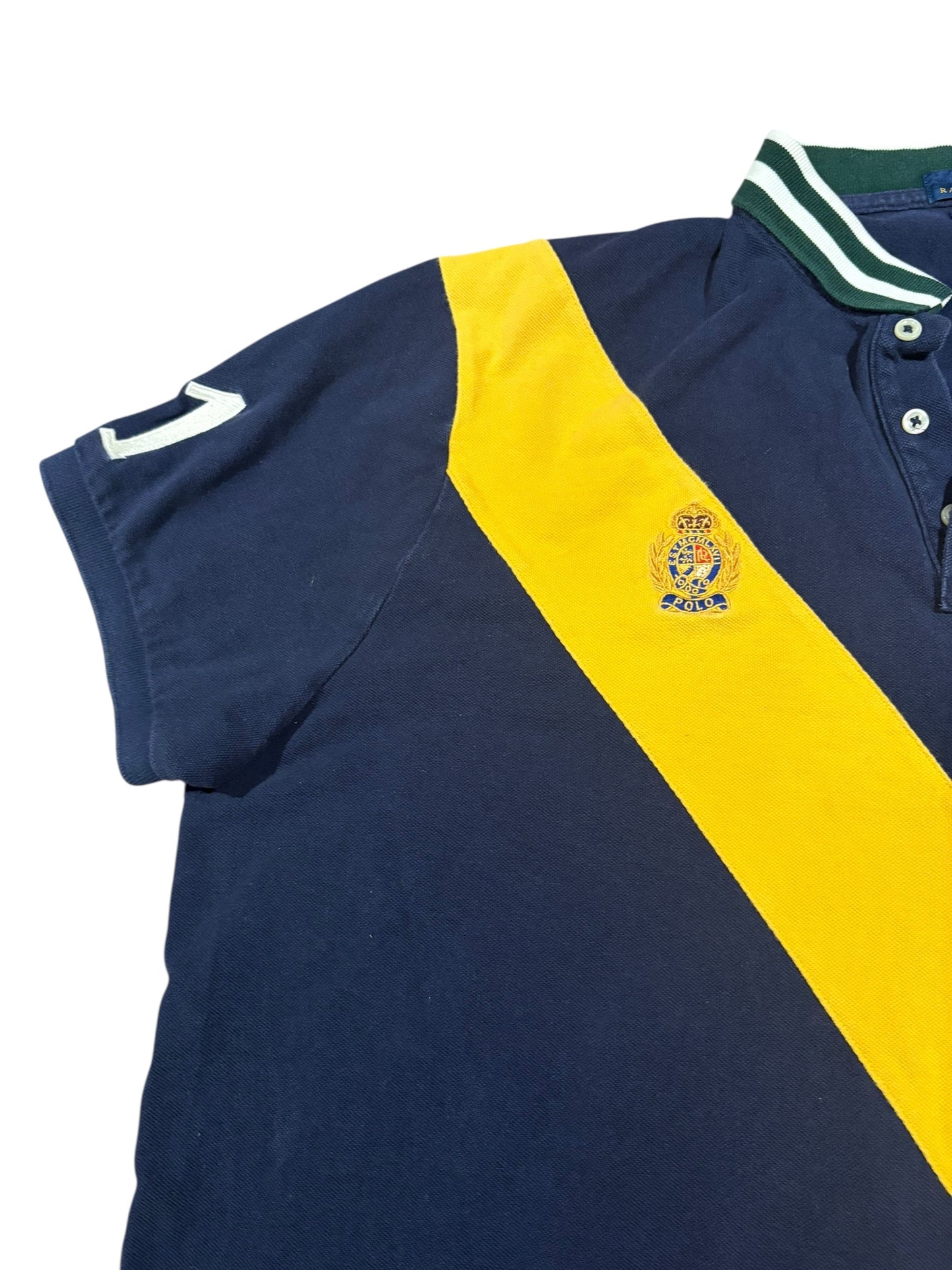 Polo Ralph Lauren yellow striped polo