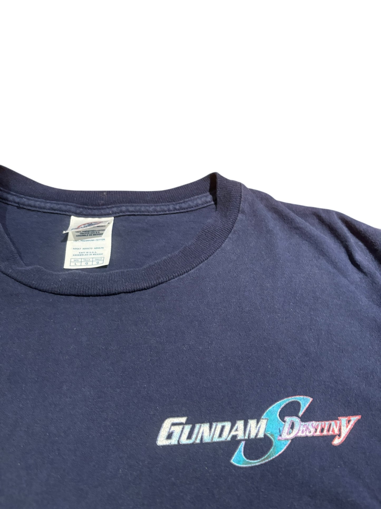 2004 Gundam destiny shirt size large