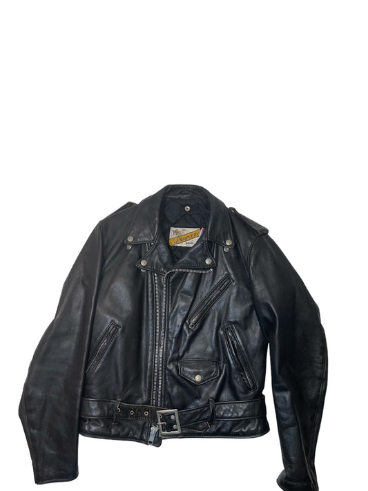 1980s Perfecto motorcycle jacket by Schott NYC, made in the USA