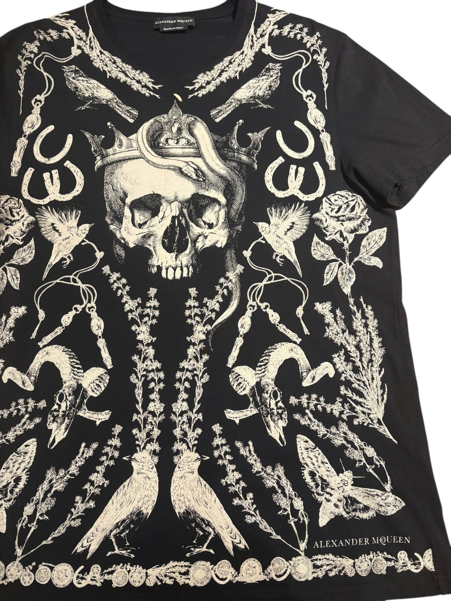 Alexander McQueen kings skull tee