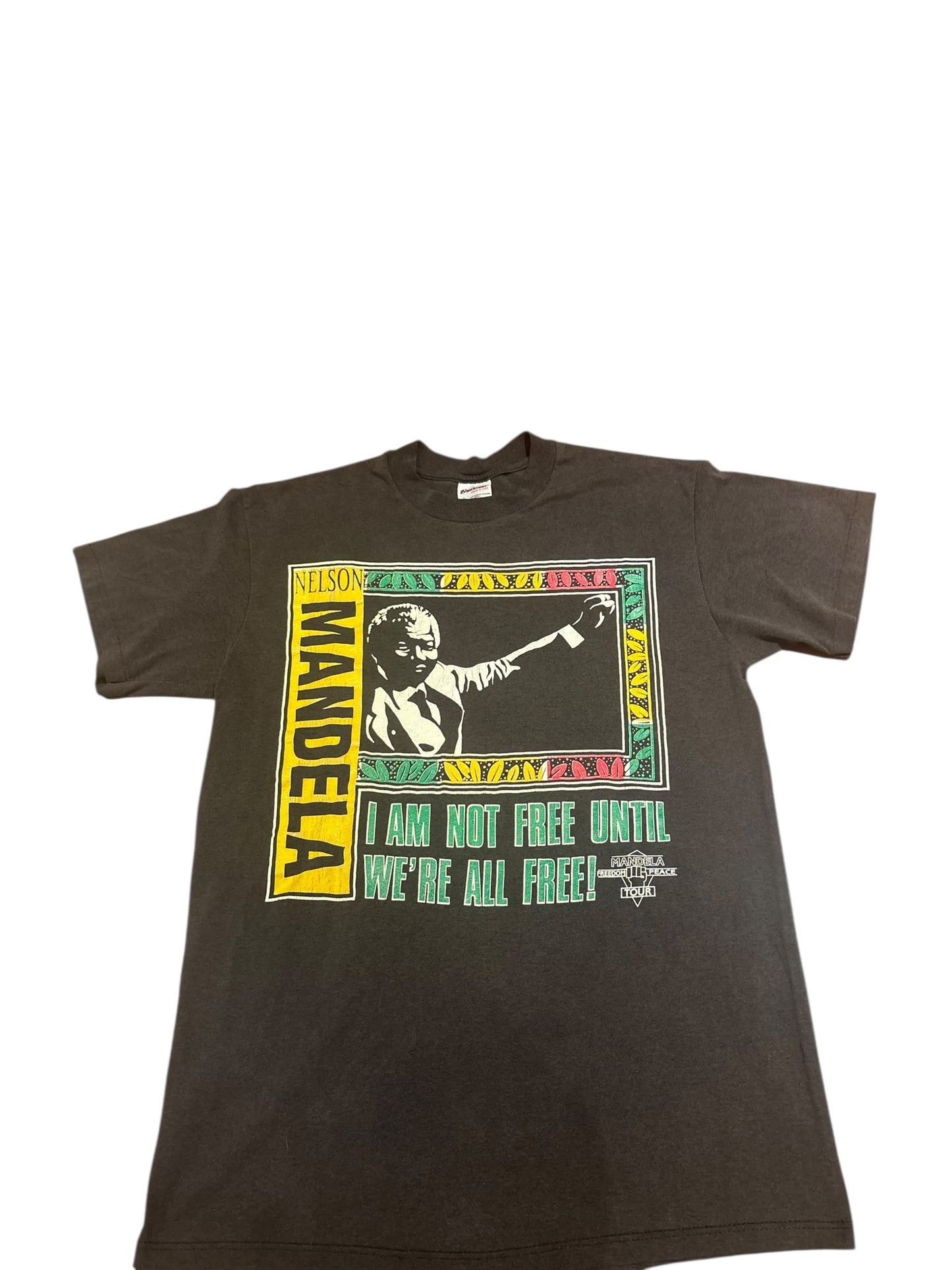 Vintage Nelson Mandela Freedom tour tee