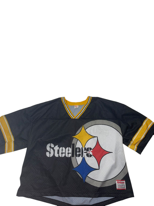 Vintage 1980s Pittsburgh Steelers big logo football jersey
