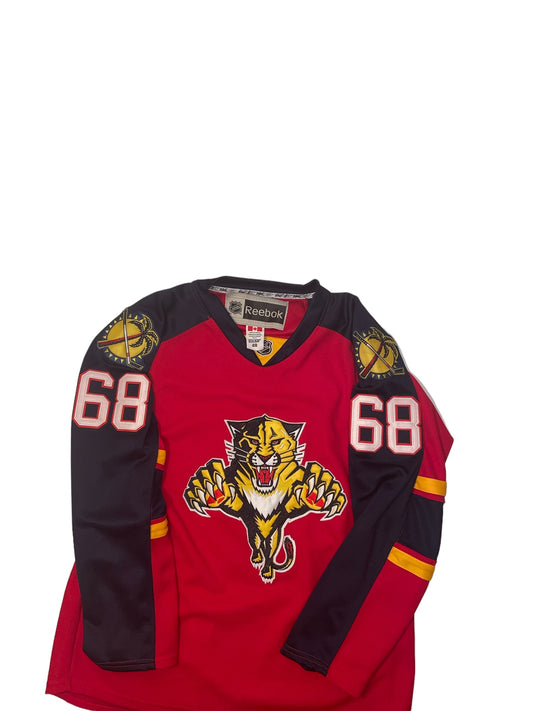 Jaromir Jagr Florida Panthers Jersey with fight strap size XL
