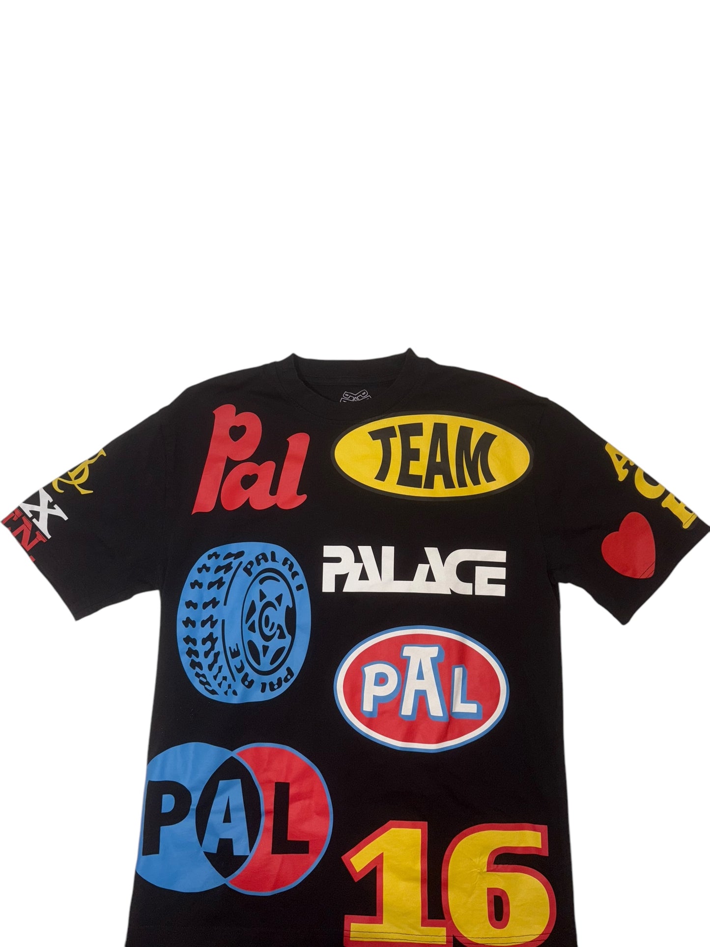 Palace racing all over print tee