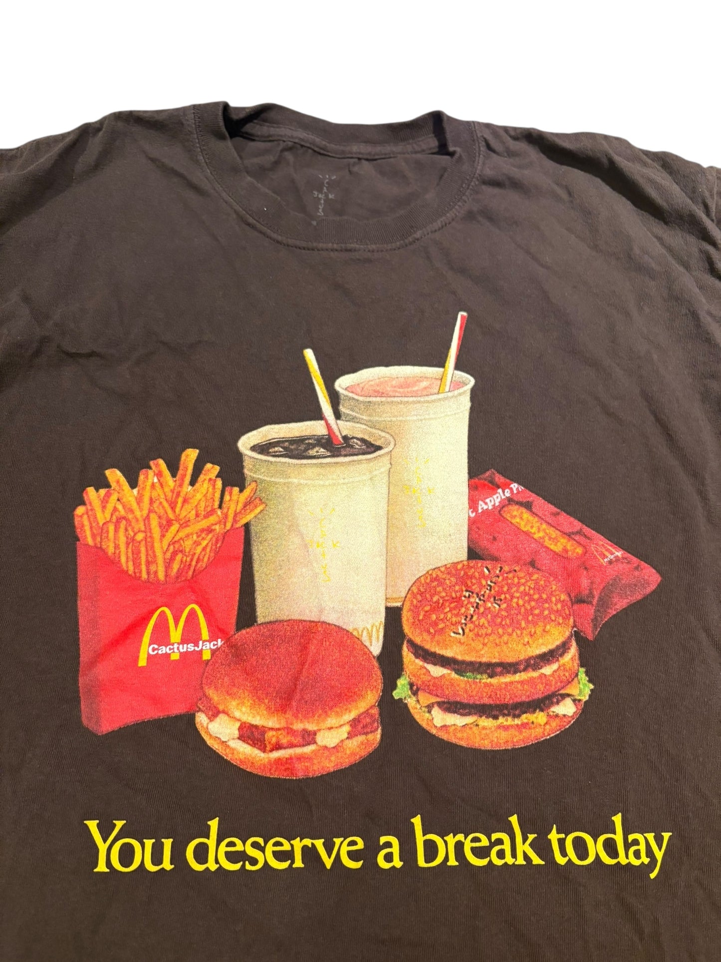 Travis Scott x McDonald’s meal tee
