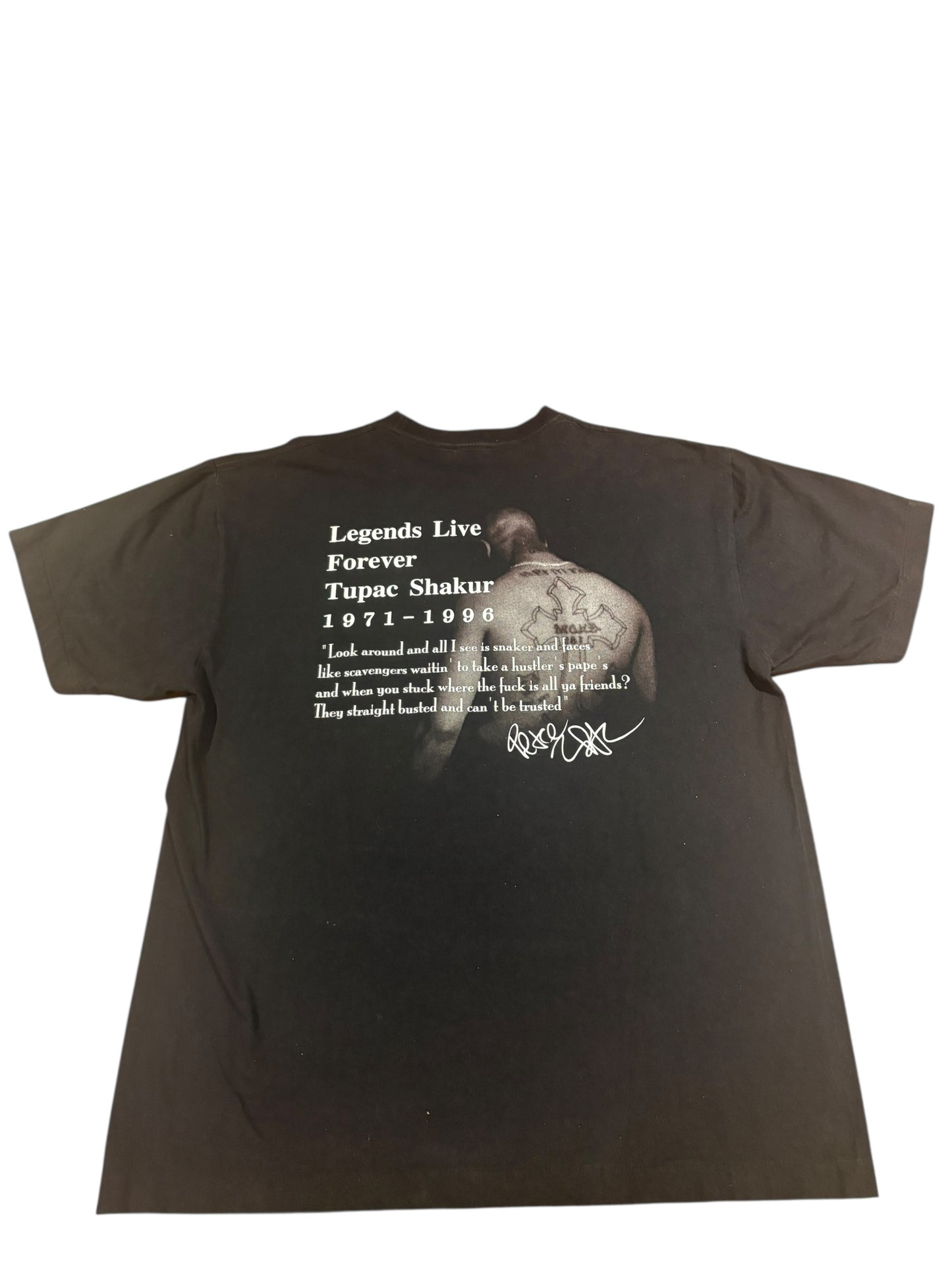 Vintage Tupac Shakur memorial tee