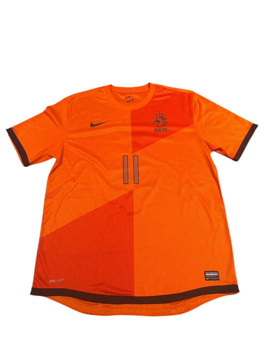 2012/13 Arjan Robben Home Netherlands jersey size large