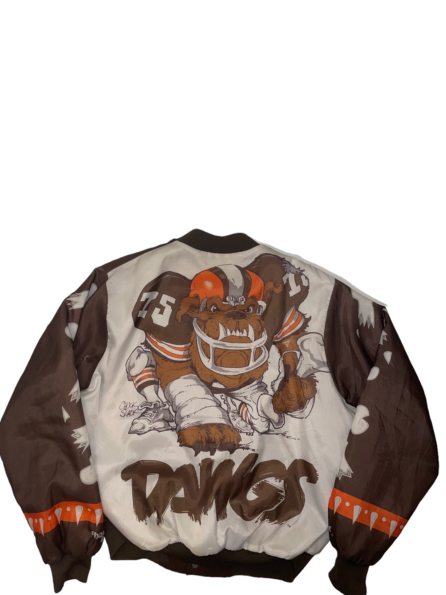 Vintage Cleveland Browns Chalkline Fanimation Bomber Jacket