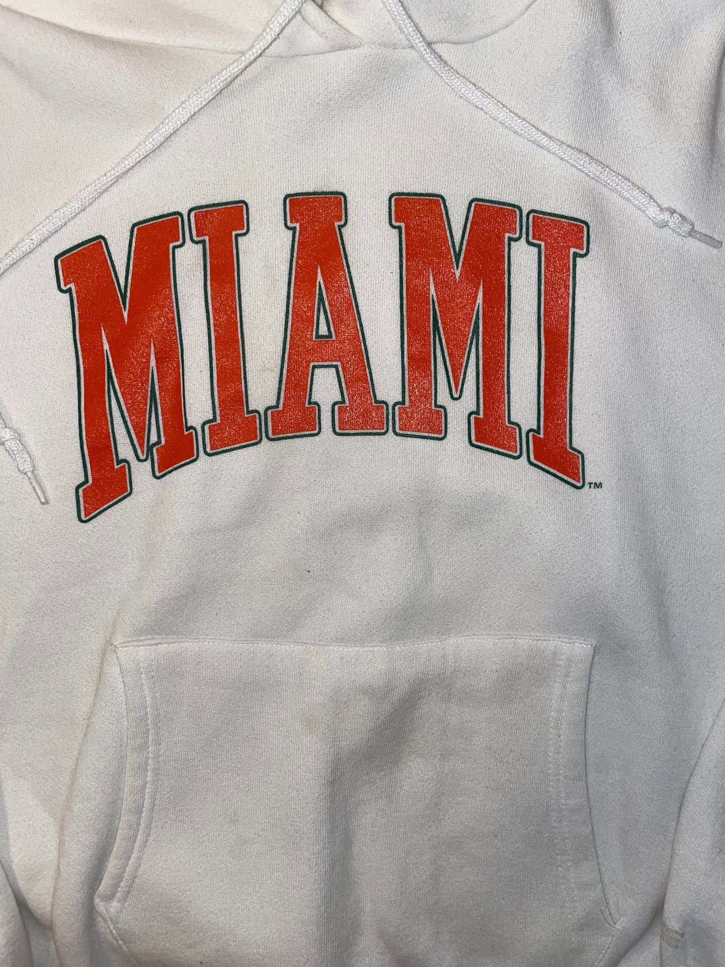 Vintage university if Miami spell out hoodie