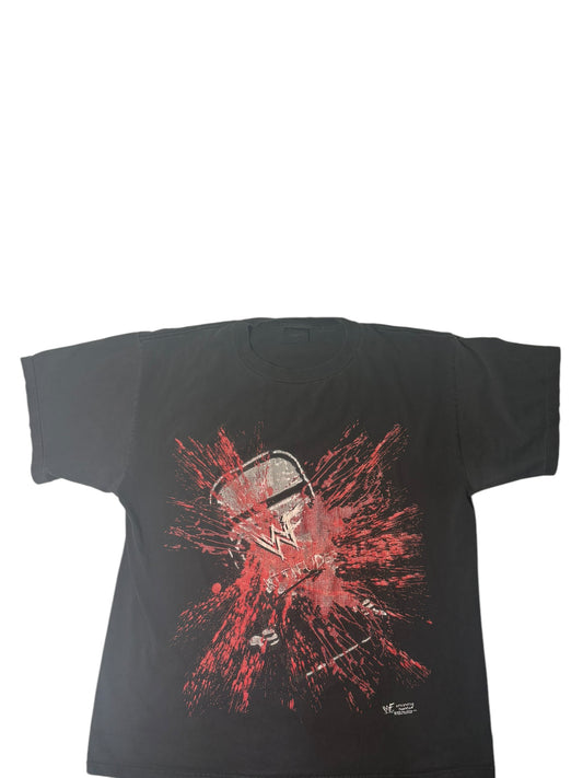 Vintage WWF Mankind blood splatter tee