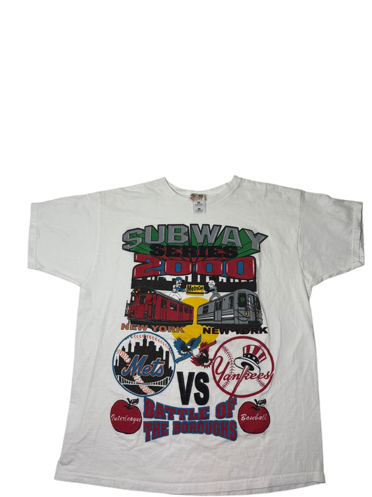 Vintage 2000 Interleague subway series tee