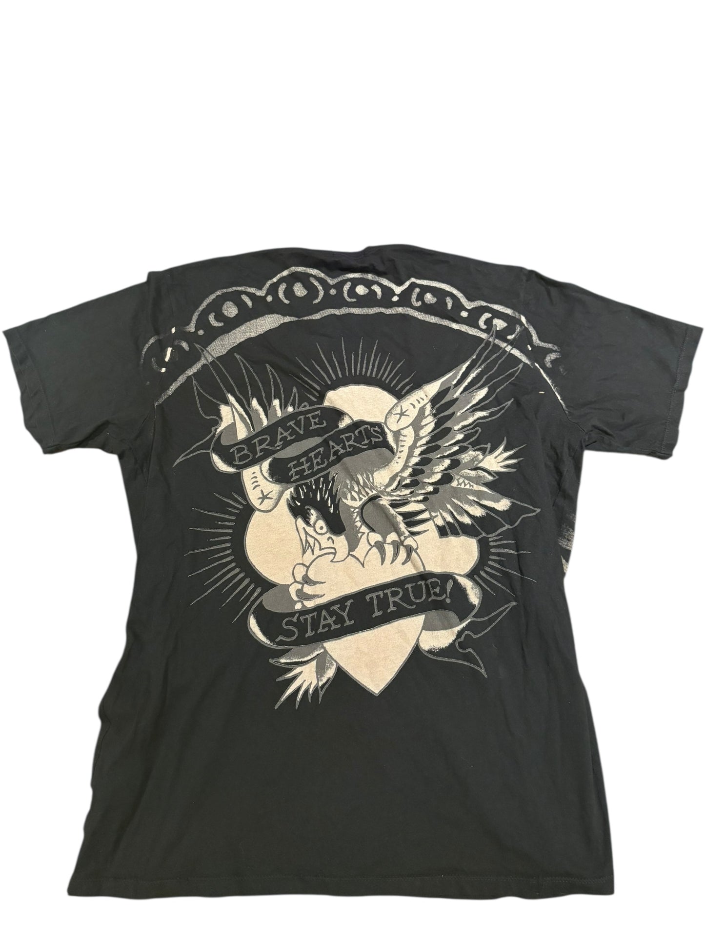 Vintage Ed Hardy studded panther tee