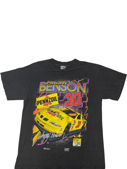 Vintage Johnny Benson nascar tee size large