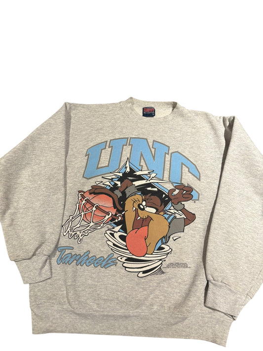 1993 Looney tunes UNC Basketball crewneck