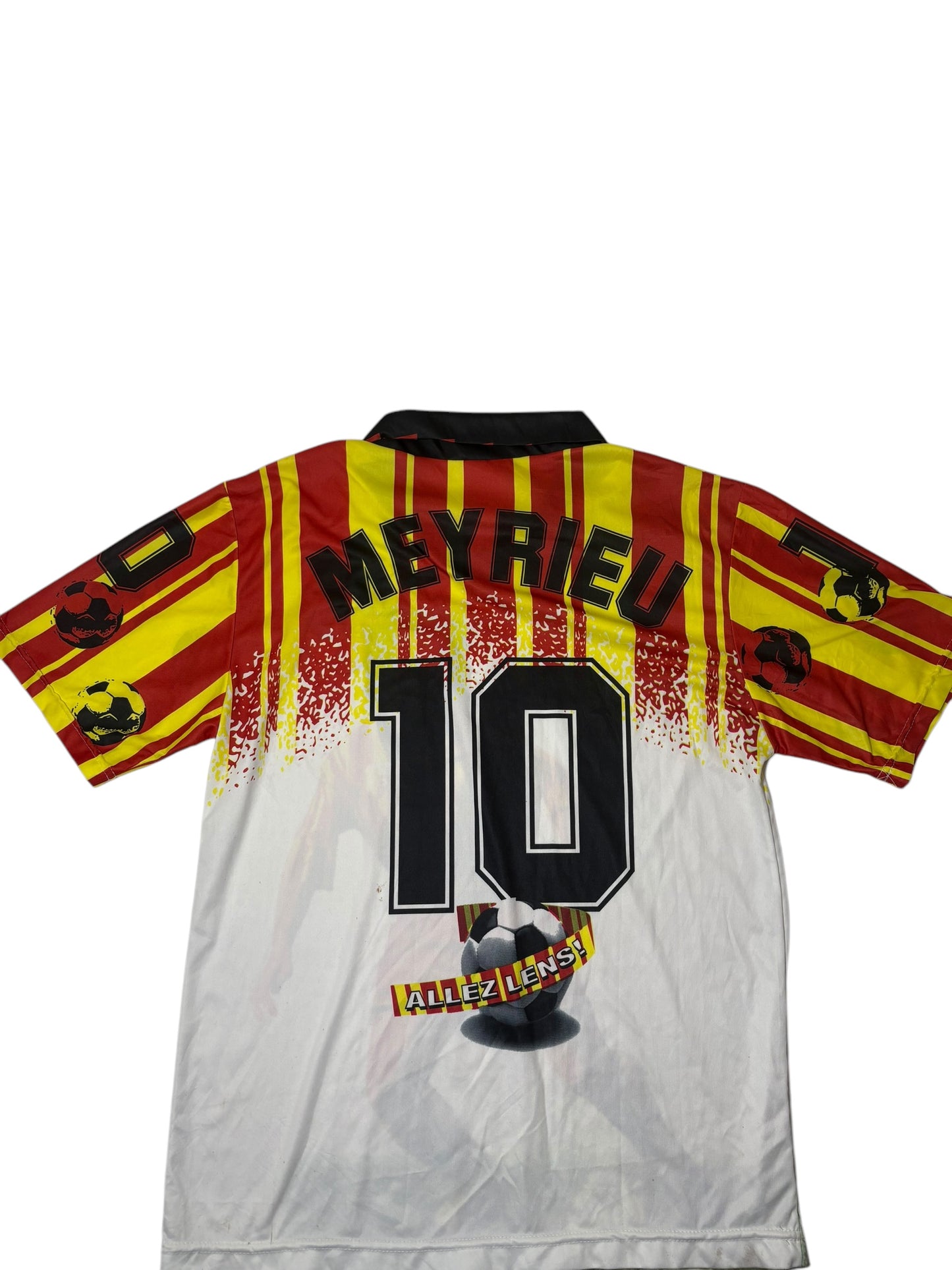 Vintage 1990s RC Lens autographed jersey size L/XL