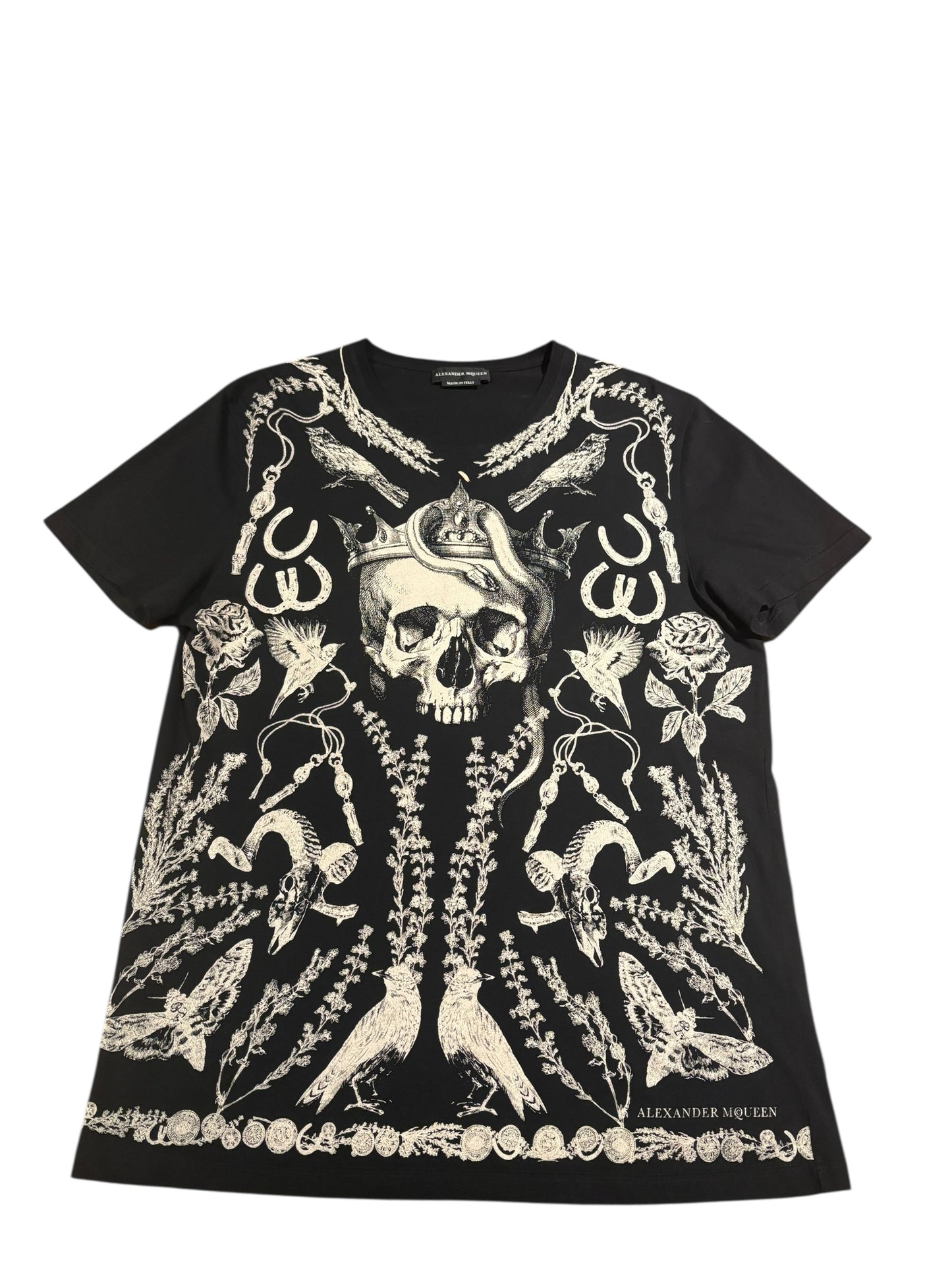 Alexander McQueen kings skull tee