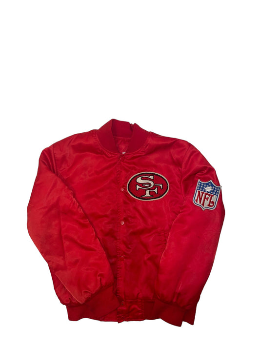 Vintage San fransico 49ers YOUTH Large Bomber Jacket
