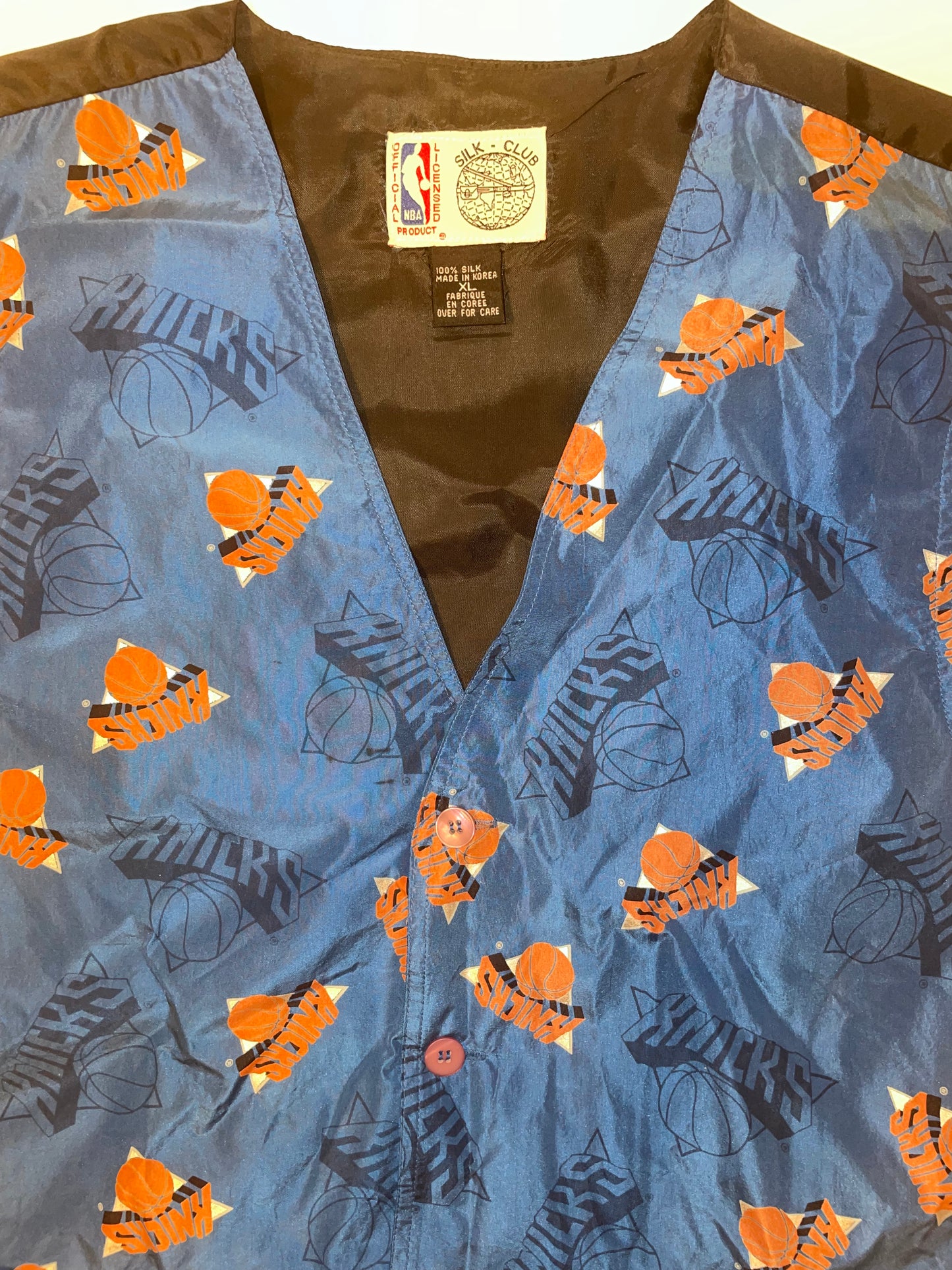 Vintage New York Knicks Silk Vest