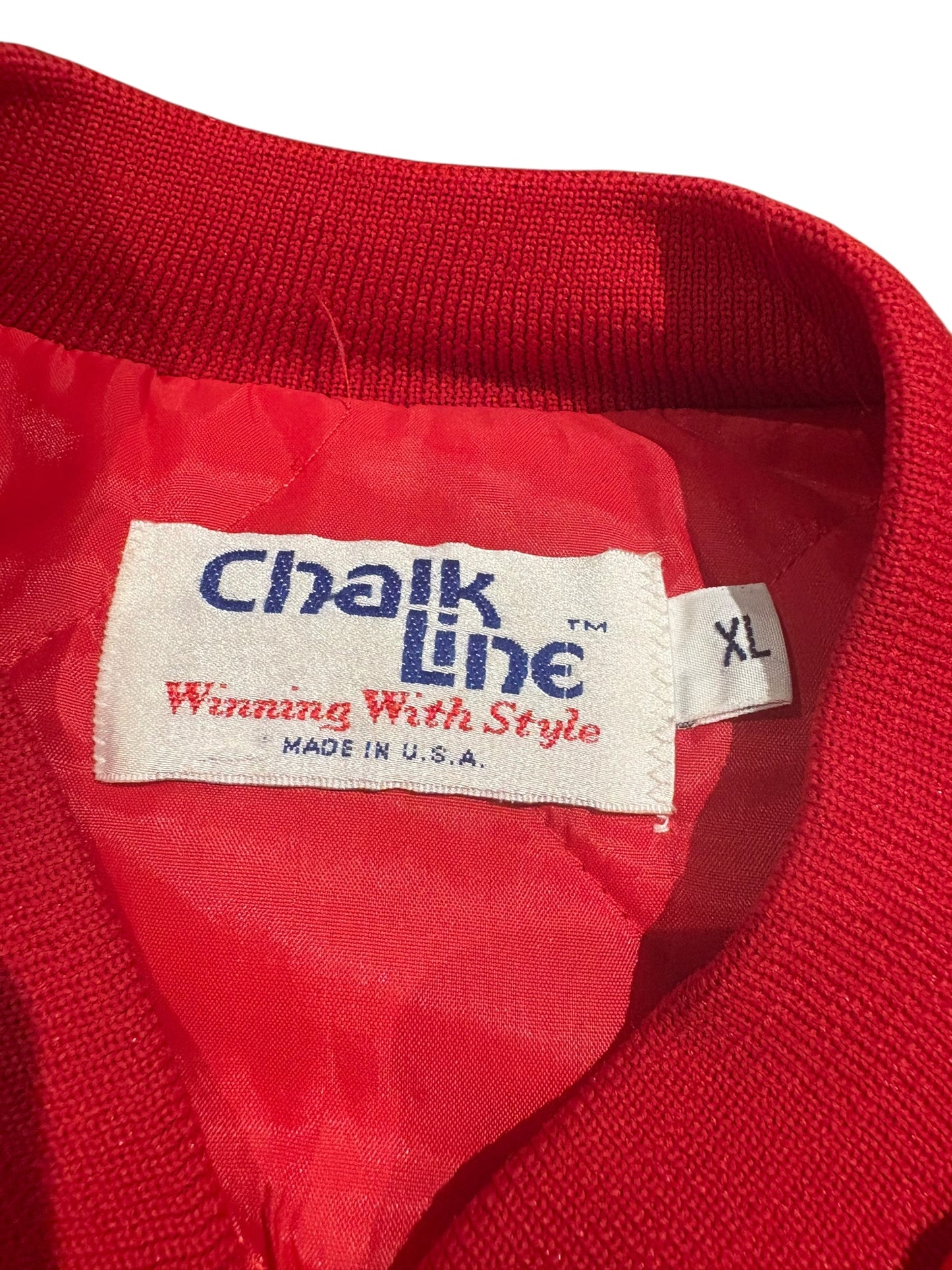 Vintage 1980s New England Patriots Chalkline fanimation jacket