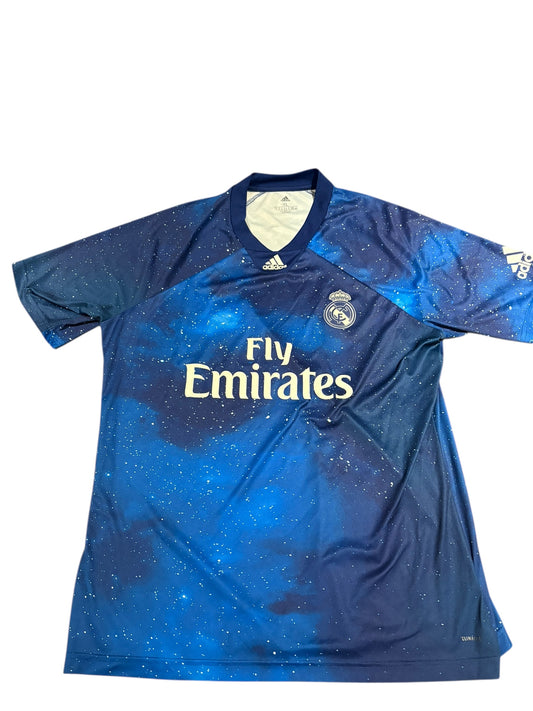 Ea sports x Real Madrid limited edition galaxy soccer jersey size XL