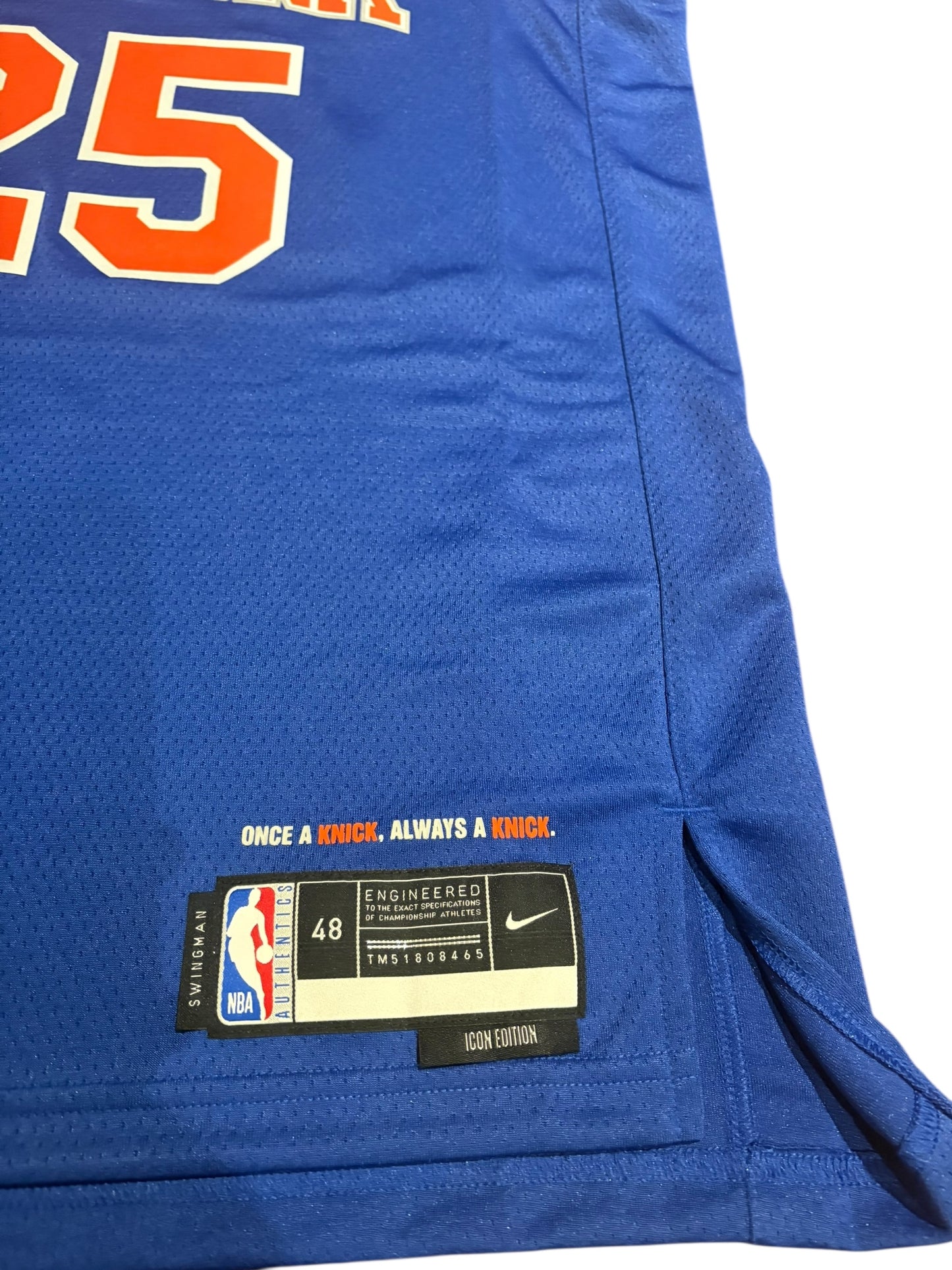 Mikal bridges New York Knicks swingman jersey size large