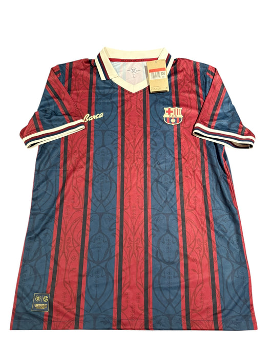 2025/26 FC Barcelona 125th anniversary home jersey size large