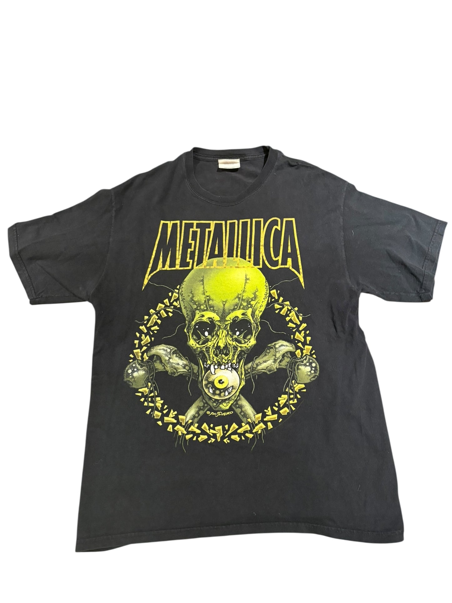 2001 Metallica no leaf clover tee